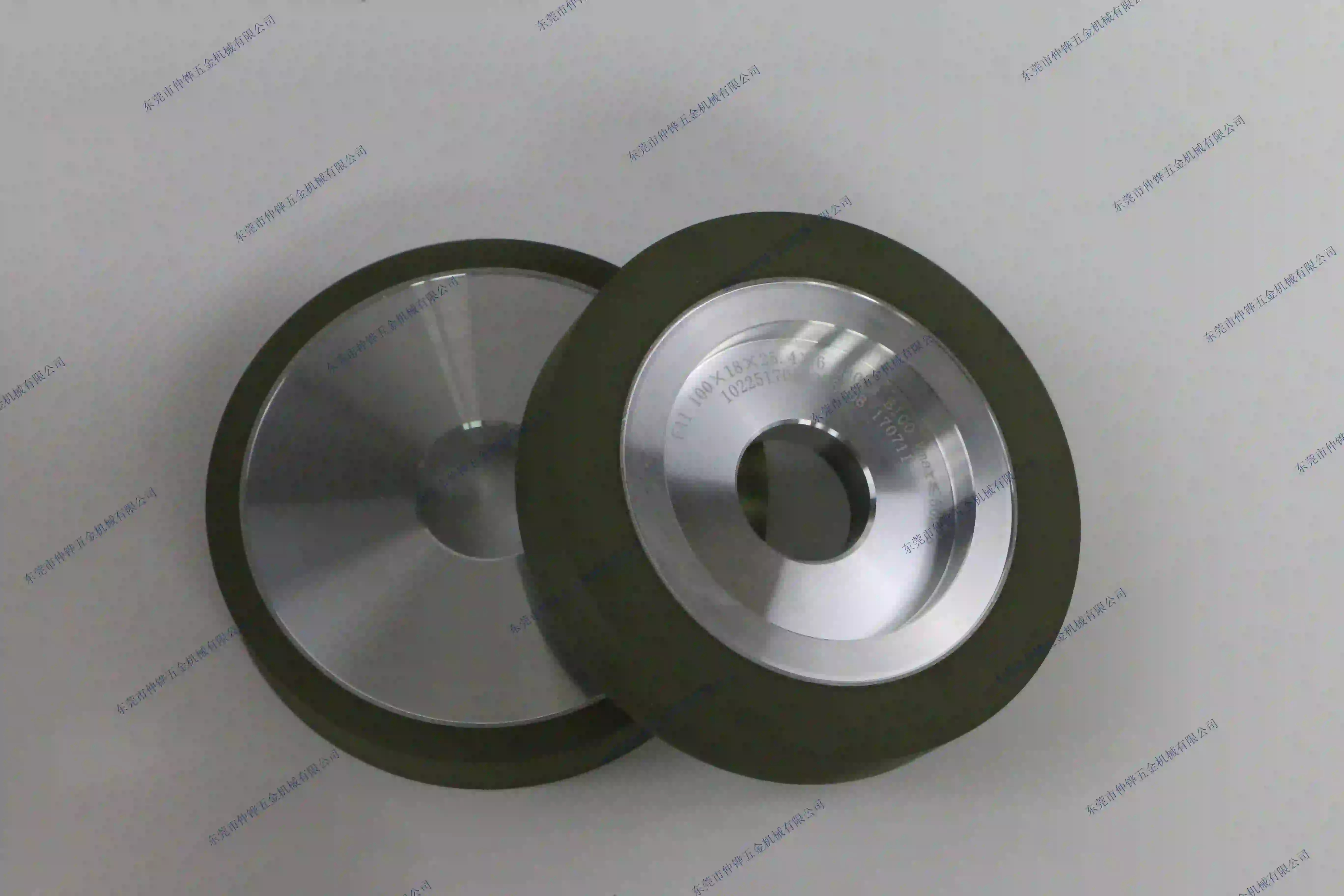 Diamond grinding wheels for use with precision surface grinders